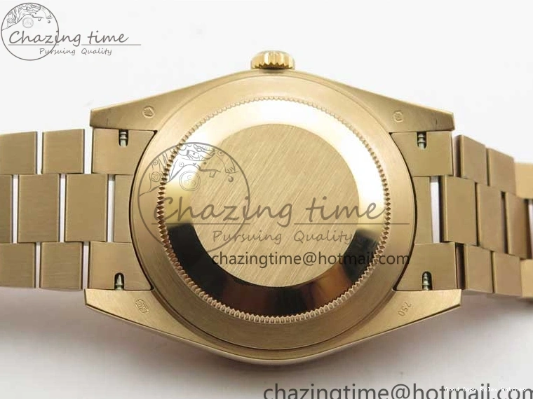 Best AAA Replica Sites Dial 40mm 904 New Version RG Bracelet Bold 228239 2825 President A Crystal Markers Day-Date on RG BP Brown Dial T 0118